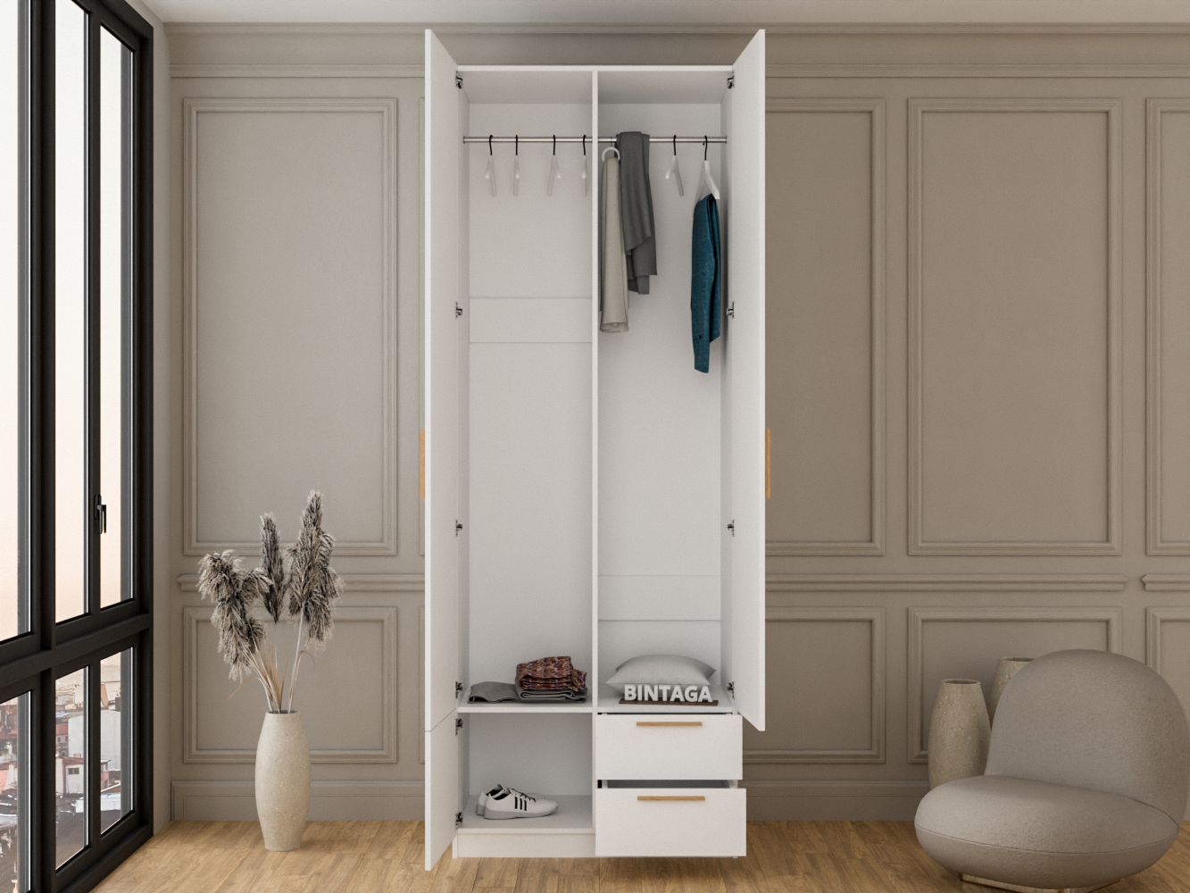 Пакс Рейнсвол 115 Эко white ИКЕА (IKEA) изображение товара