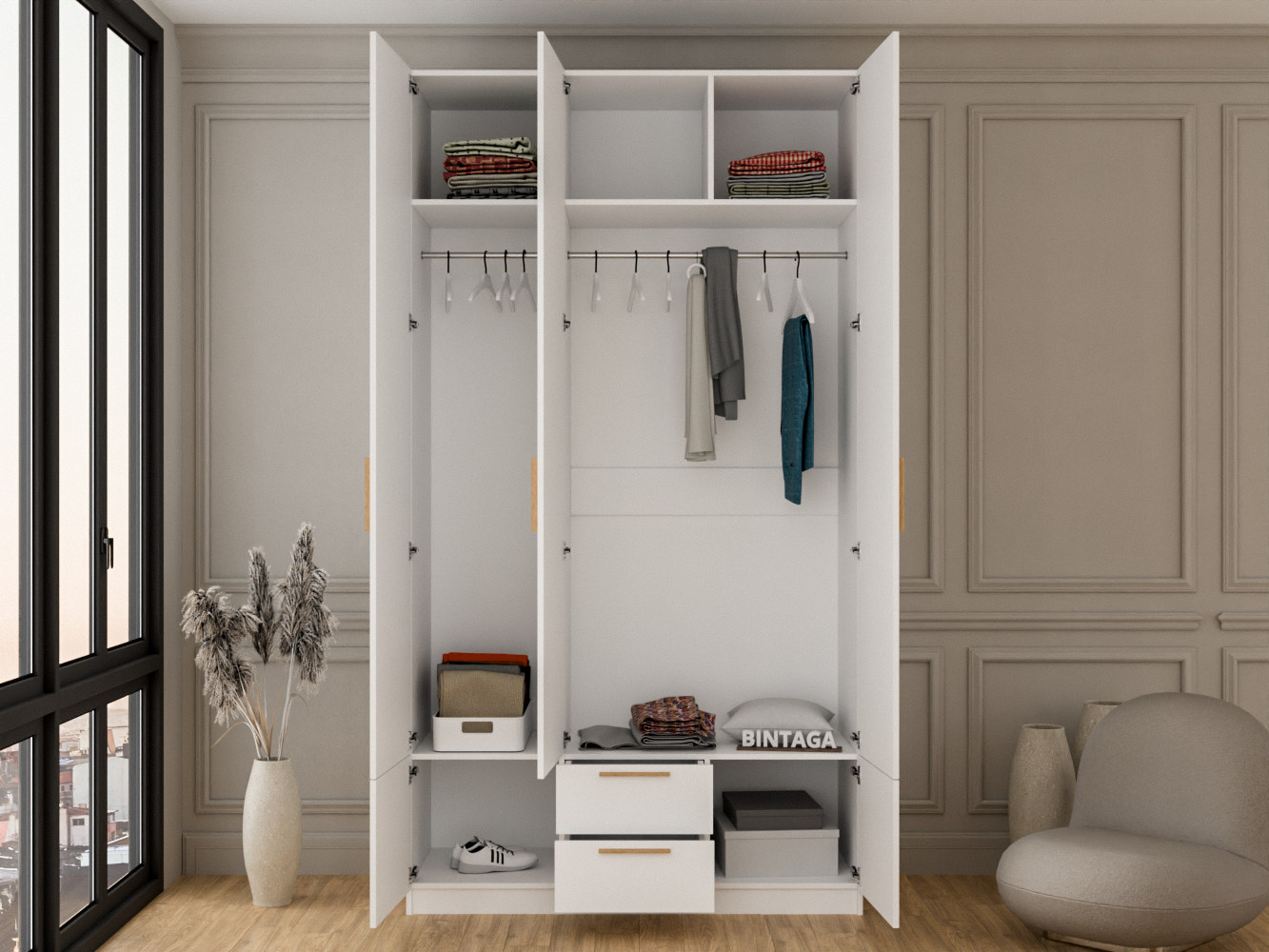 Пакс Рейнсвол 103 Эко white ИКЕА (IKEA) изображение товара