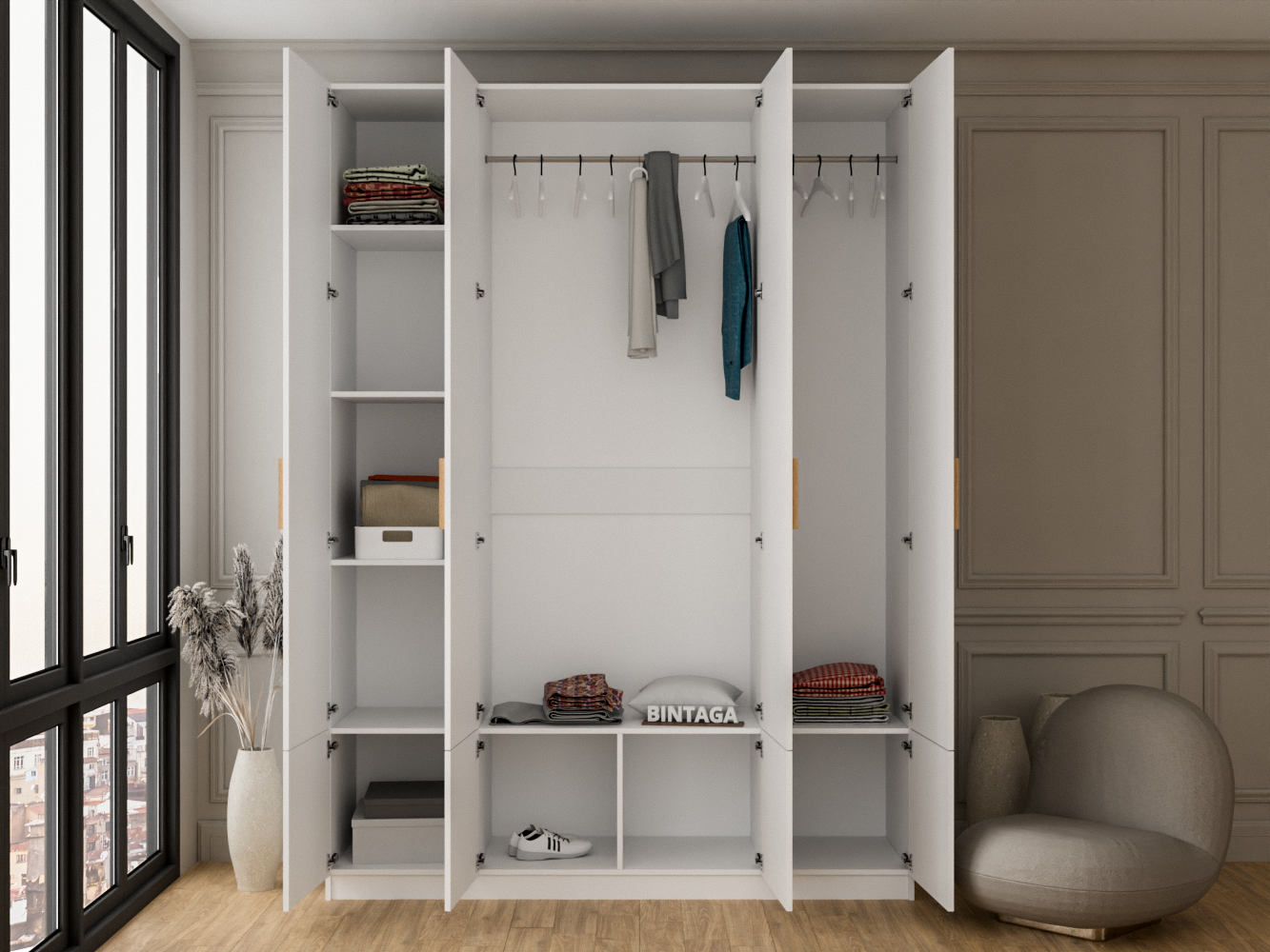 Пакс Рейнсвол 110 Эко white ИКЕА (IKEA) изображение товара