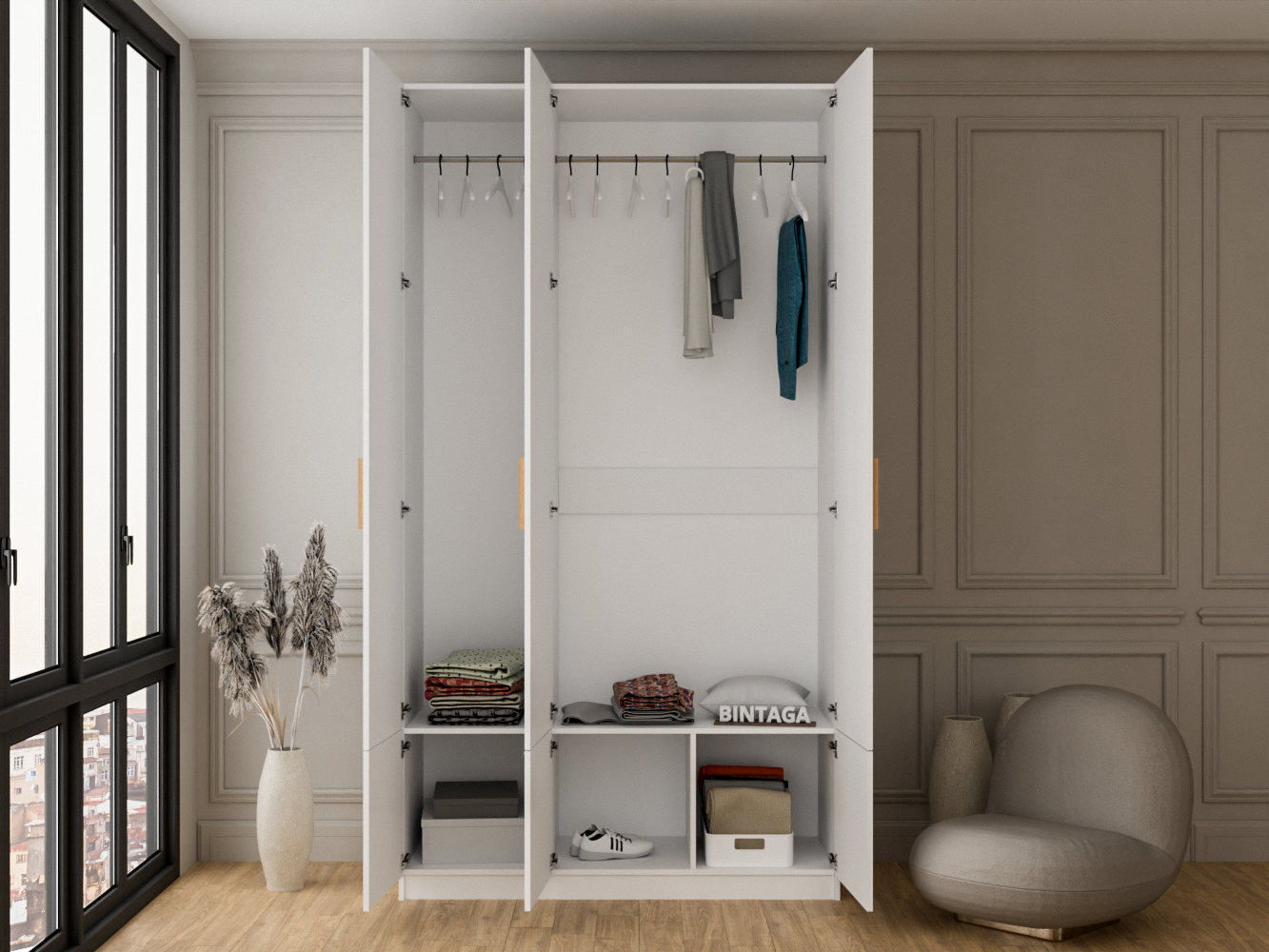 Пакс Рейнсвол 107 Эко white ИКЕА (IKEA) изображение товара